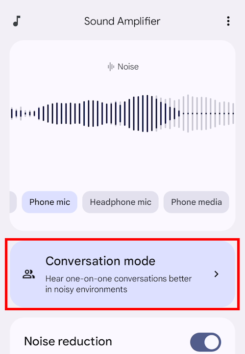 Tap Conversation Mode